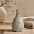 Terrazzo Desenli Sıvı Sabunluk Çok Renkli Seramik 9x16 cm
