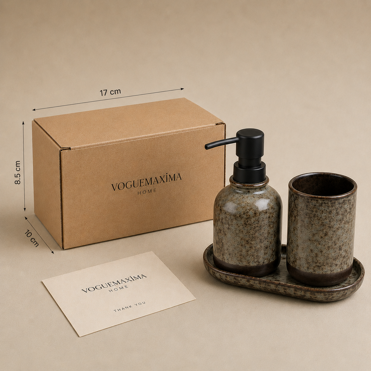 Silex Mat Dokulu Seramik Sıvı Sabunluk Gri 250 ml 7x16 cm